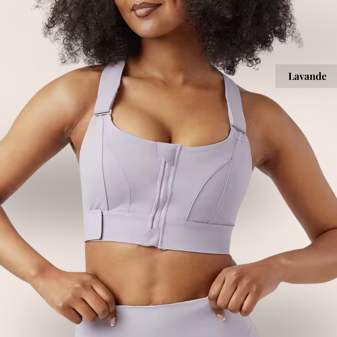 BRASSIERE CHAMPION – Zippée & Sculptante : Le maintien qui gagne.