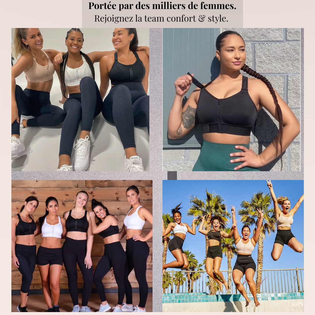 BRASSIERE CHAMPION – Zippée & Sculptante : Le maintien qui gagne.