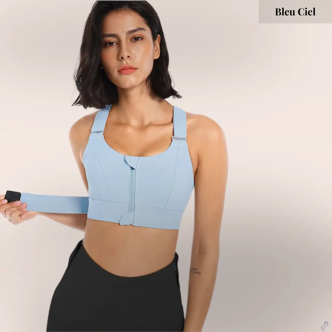 BRASSIERE CHAMPION – Zippée & Sculptante : Le maintien qui gagne. SIRALUXE