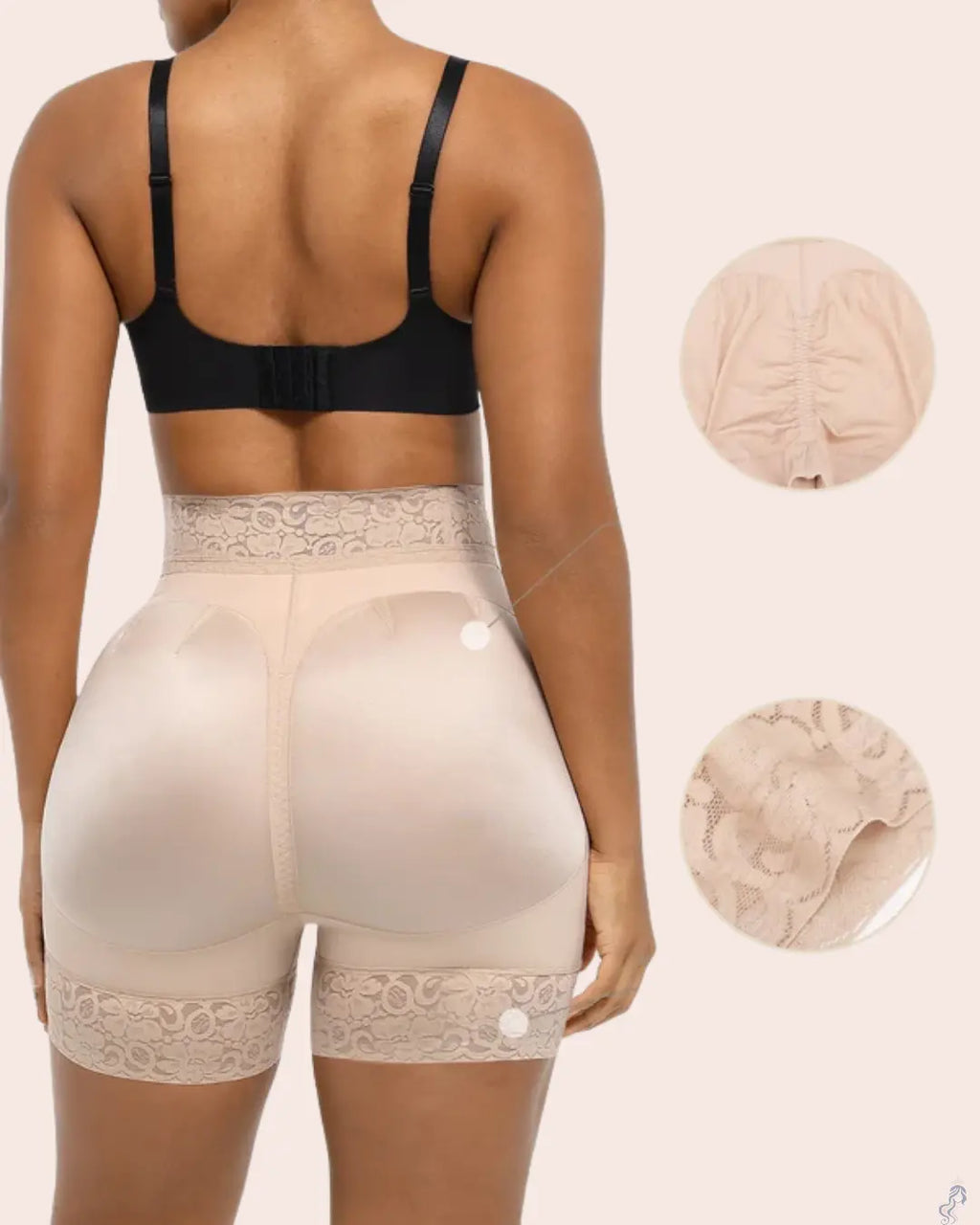 Short taille mi-haute AirSlim® avec fermeture éclair, effet sculptant et rehaussant Wiio