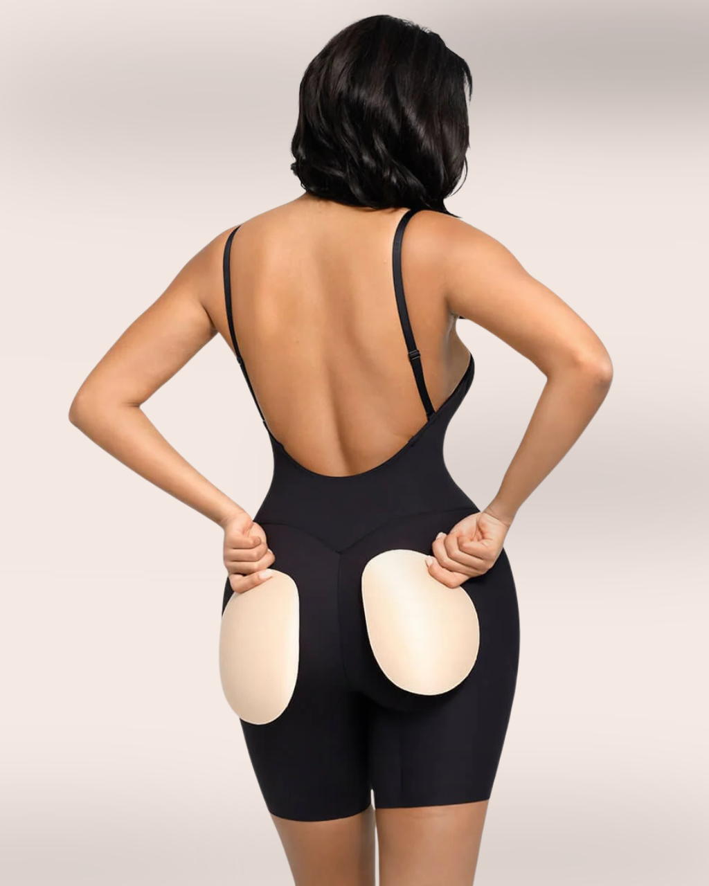 Nexa® – Bodysuit dos plongeant avec inserts fessiers amovibles SIRALUXE