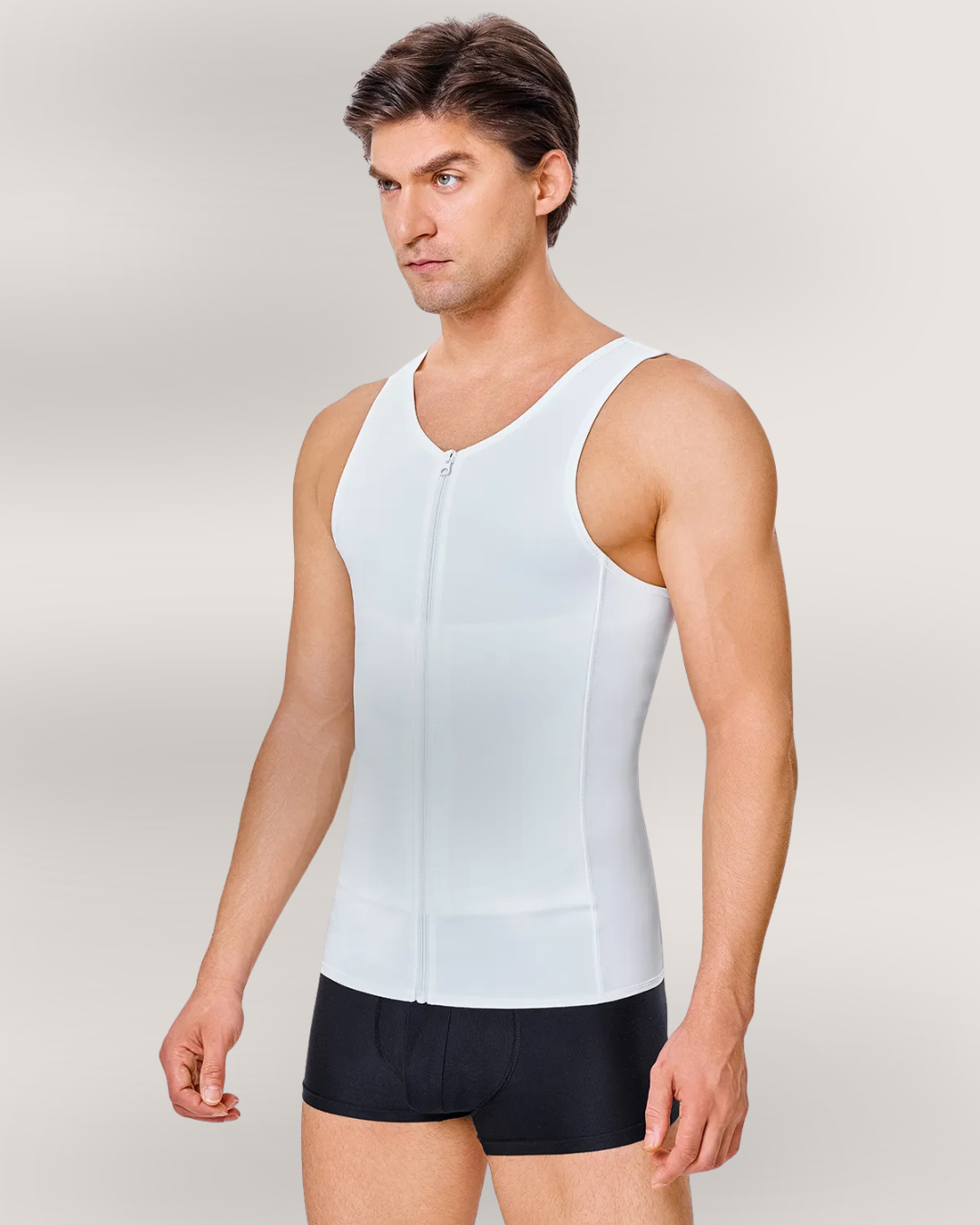 CoreFit® Gilet Sculptant Zippé Confiance Instantanée