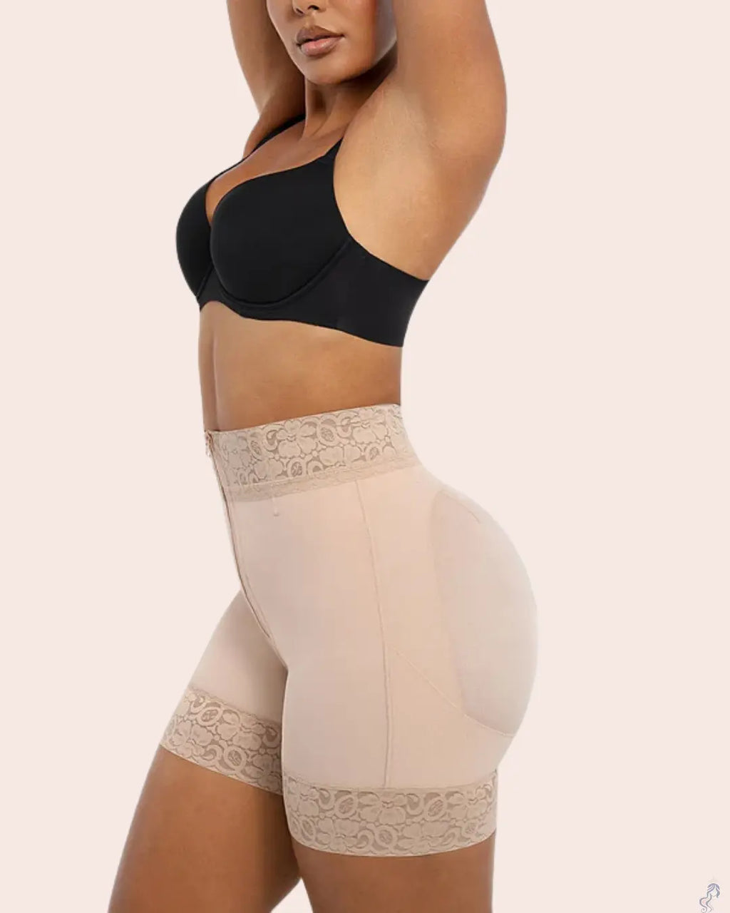 Short taille mi-haute AirSlim® avec fermeture éclair, effet sculptant et rehaussant Wiio