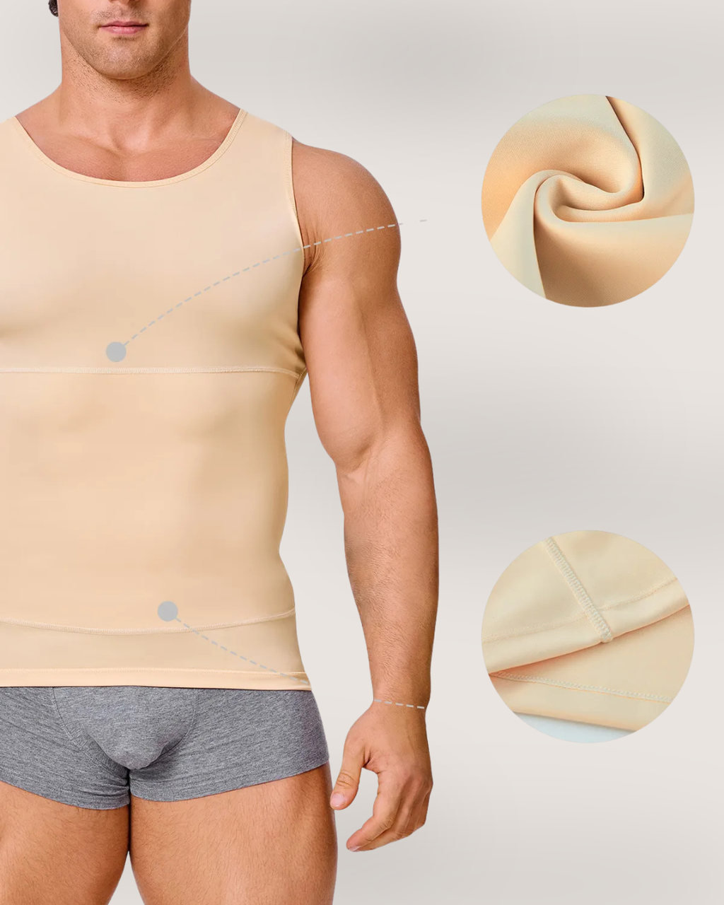 CoreFit® Débardeur Compression Tenue & Performance SIRALUXE