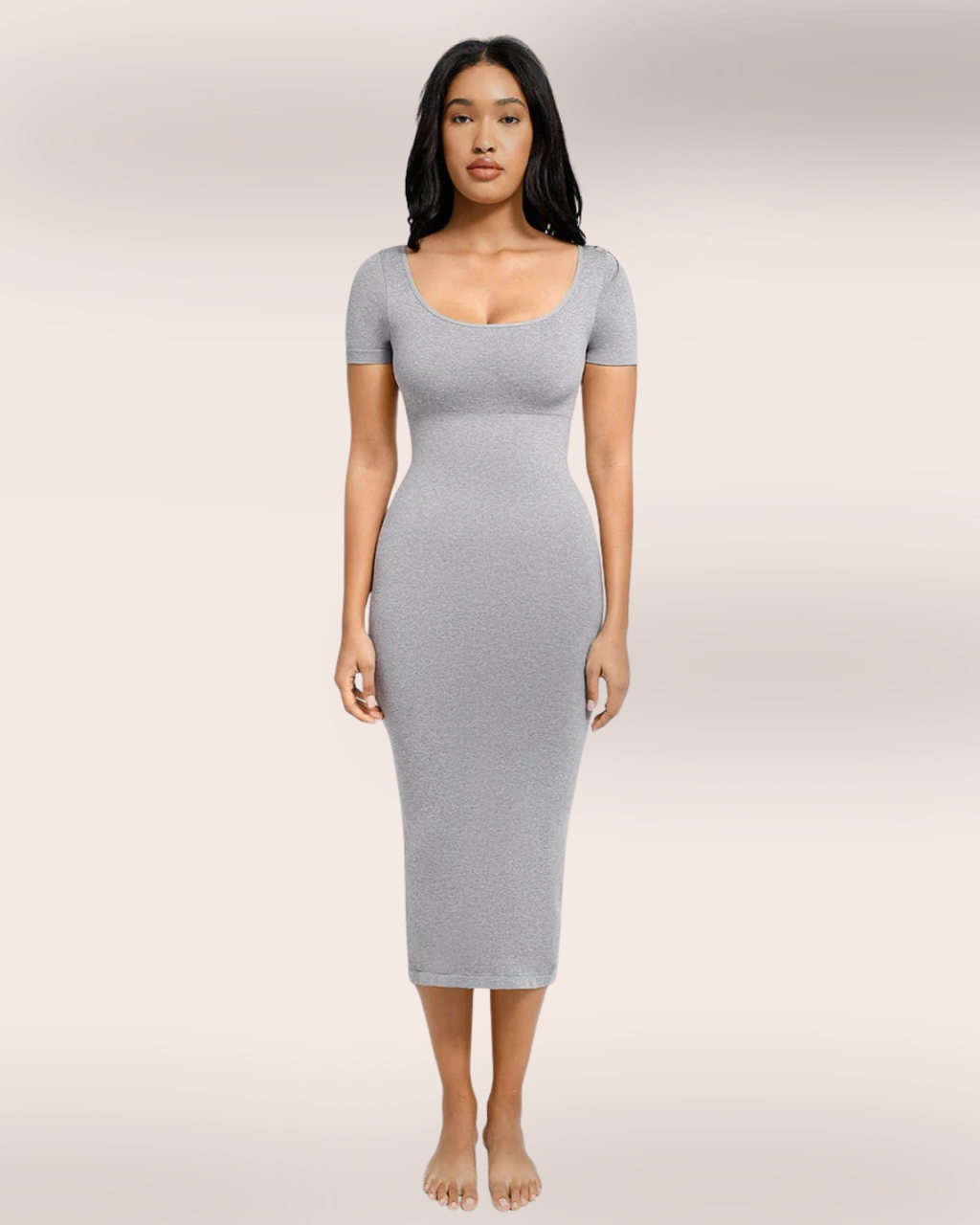 Nexa® – Bodysuit dos plongeant avec inserts fessiers amovibles SIRALUXE