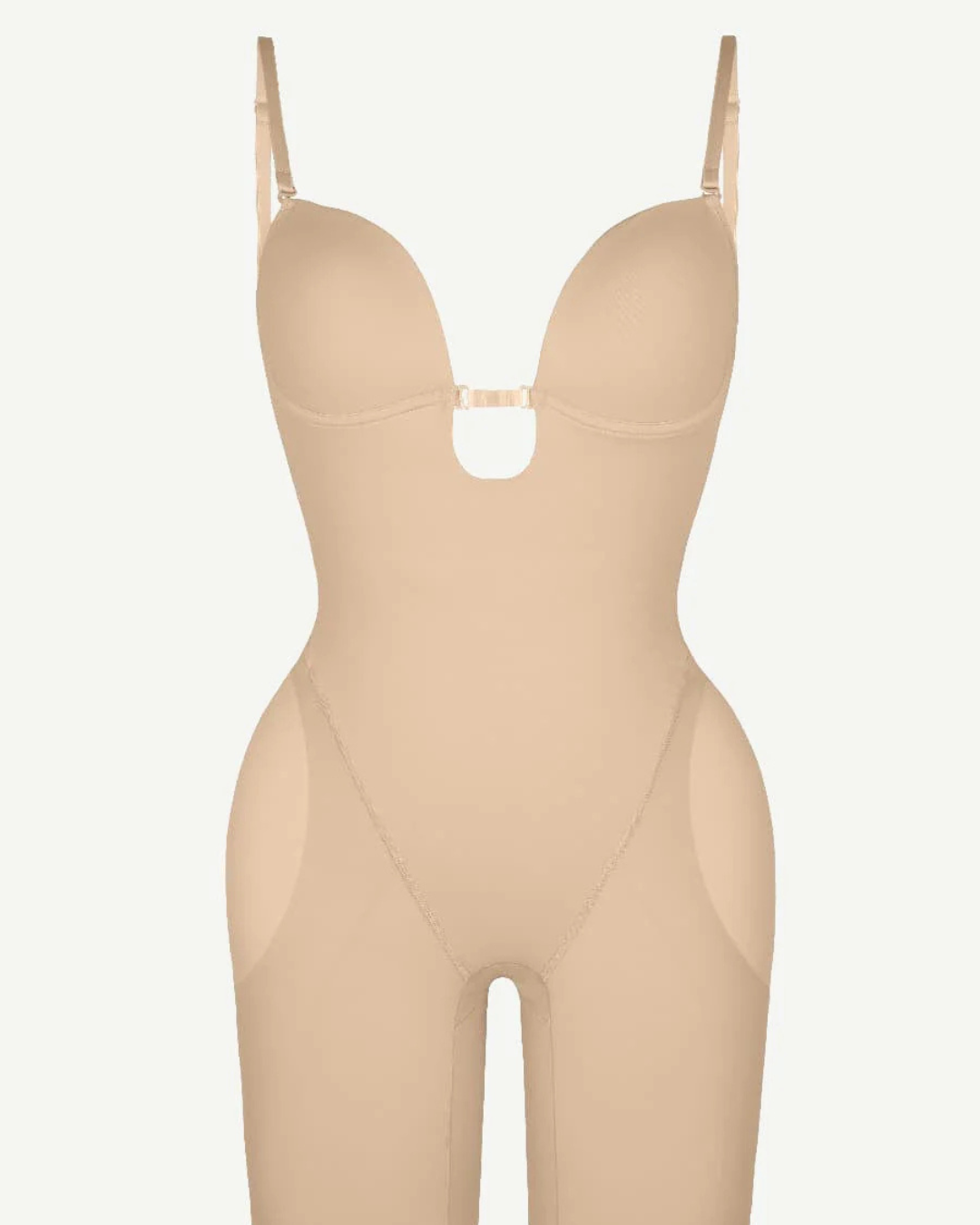 Nexa® – Bodysuit dos plongeant avec inserts fessiers amovibles SIRALUXE