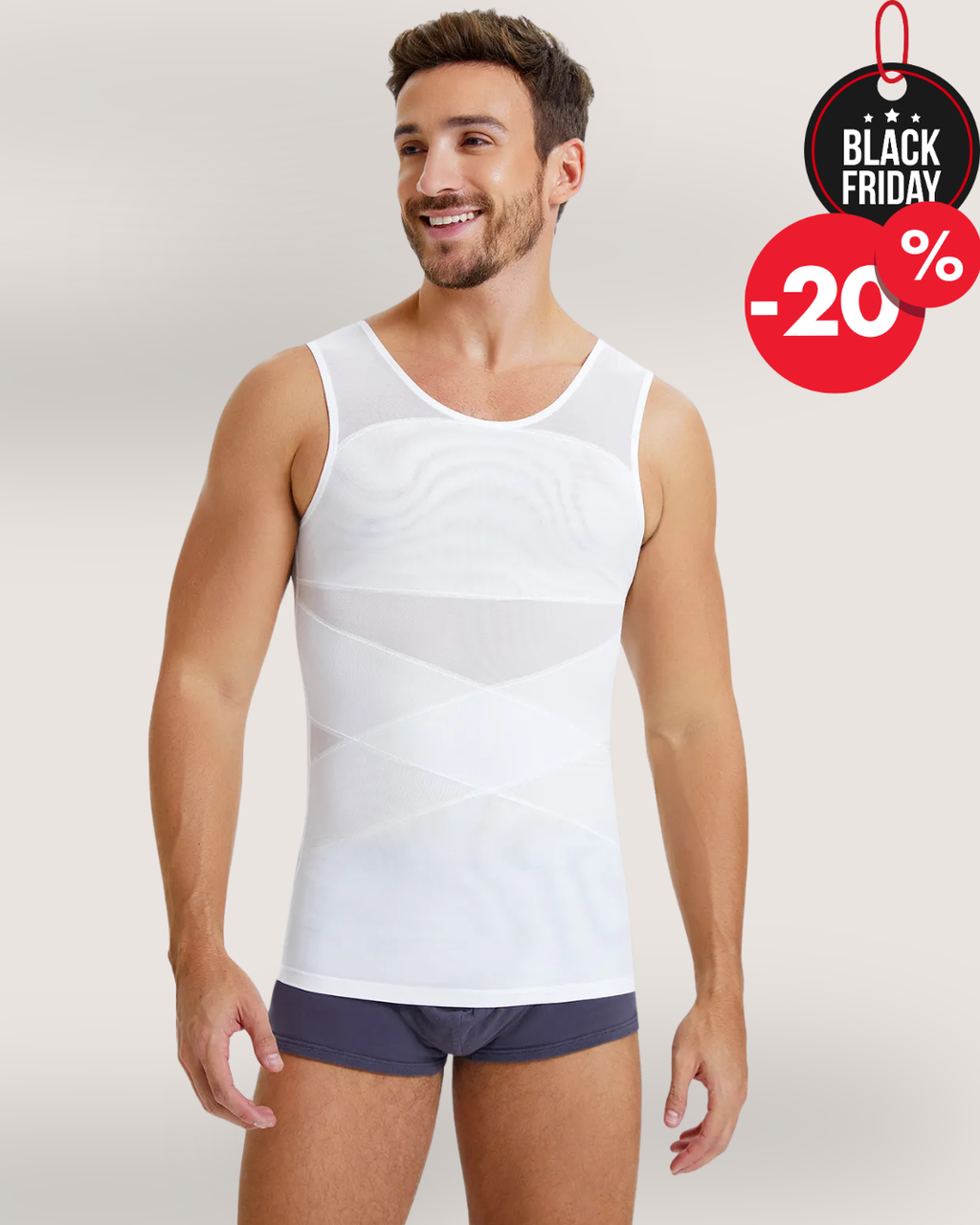 AirSlim Homme® Débardeur Gainant Wiio