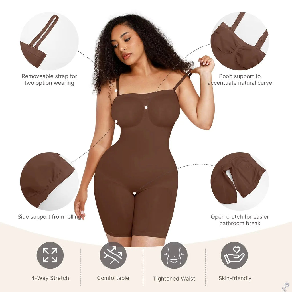 HEXIN Women's Plus Size High Elasticity Full Control Seamless Shapewear Slimmer from XS to 5XL