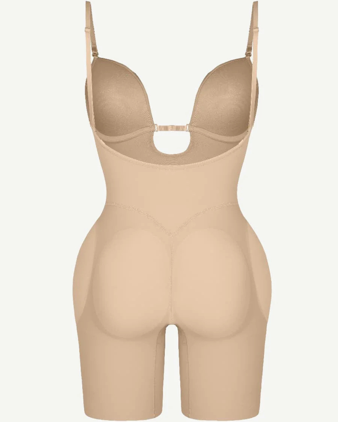 Nexa® – Bodysuit dos plongeant avec inserts fessiers amovibles SIRALUXE