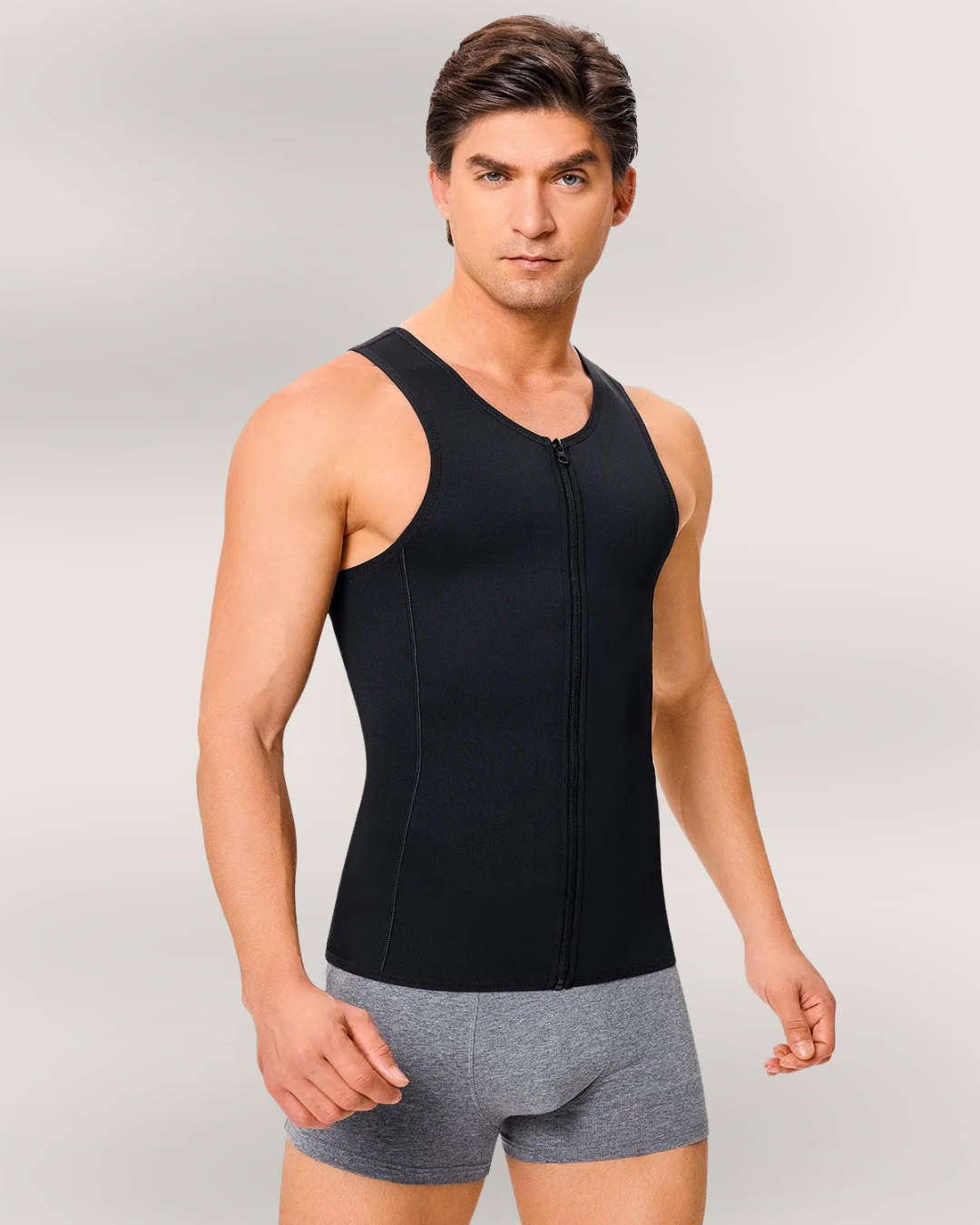 CoreFit® Gilet Sculptant Zippé Confiance Instantanée