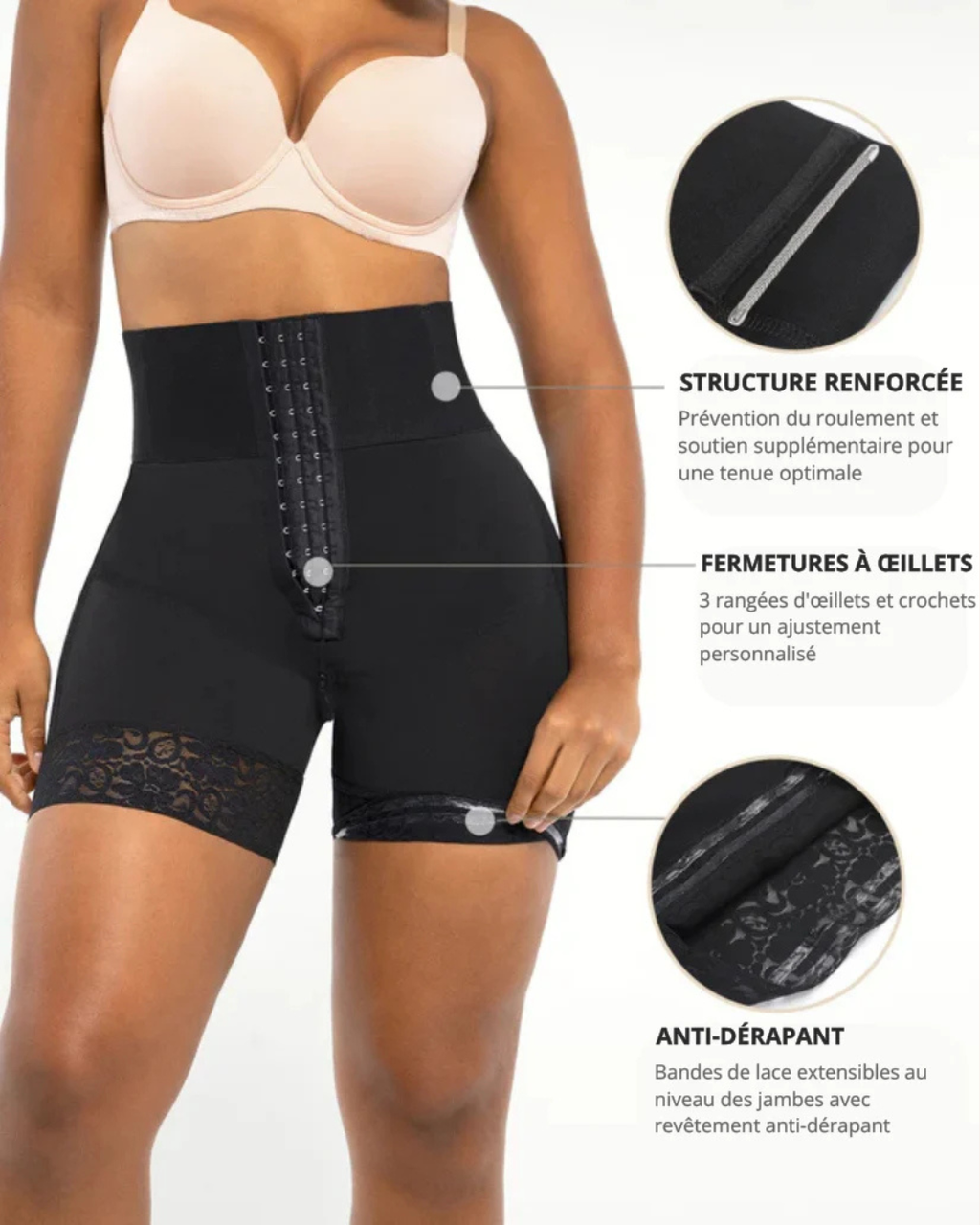 SlimCurve® Taille Affinée & Galbe Sublimé, Sans Couture Wiio