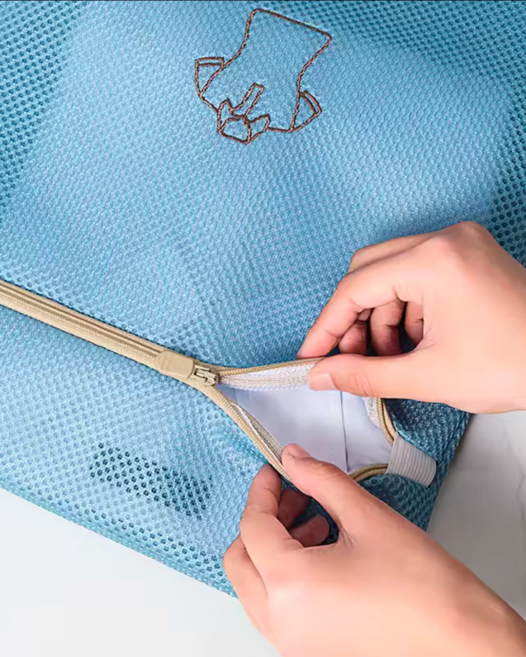 Saco de enfermagem de sutiã de camada dupla grosso Saco de limpeza de roupas íntimas anti-deformação Wiio