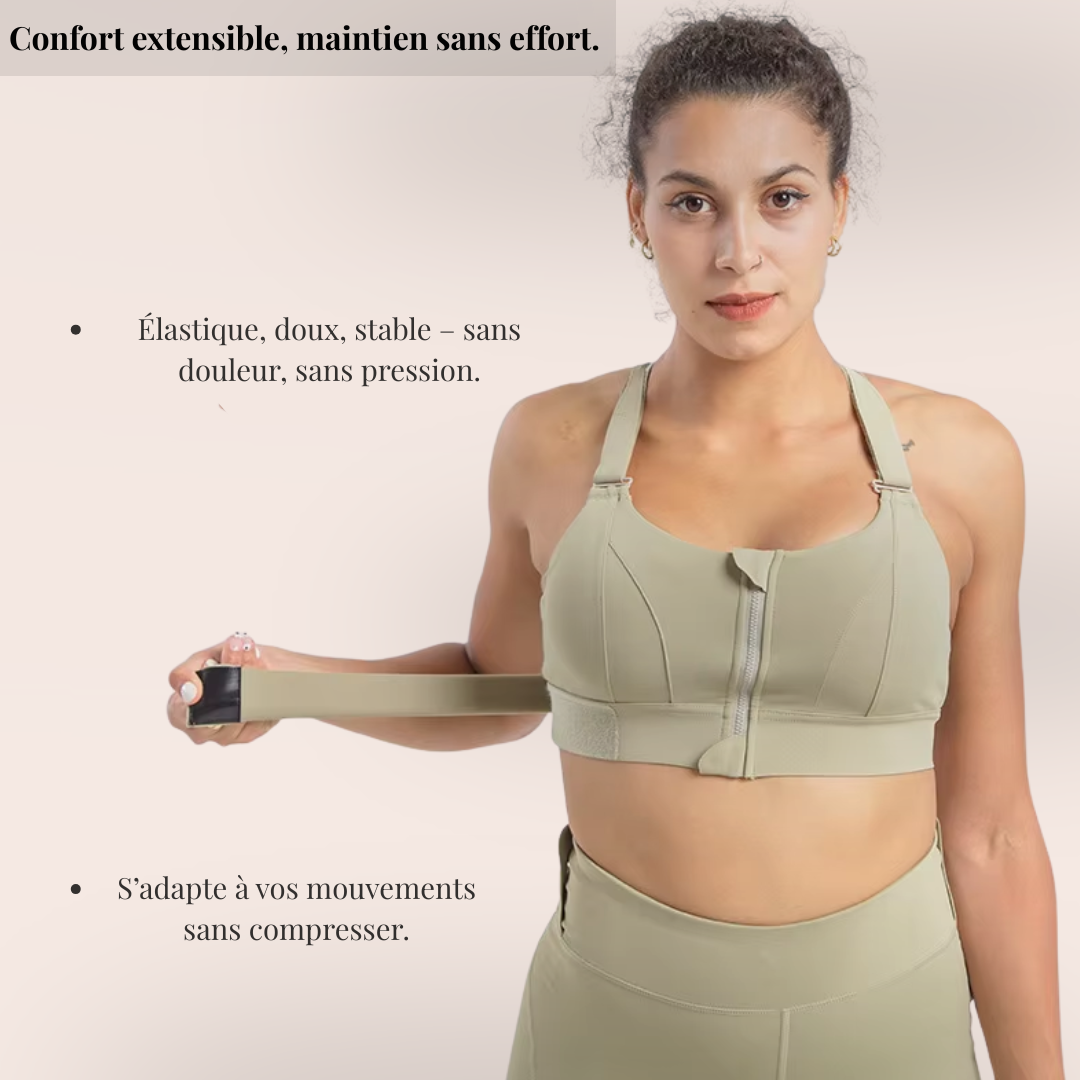 BRASSIERE CHAMPION – Zippée & Sculptante : Le maintien qui gagne.