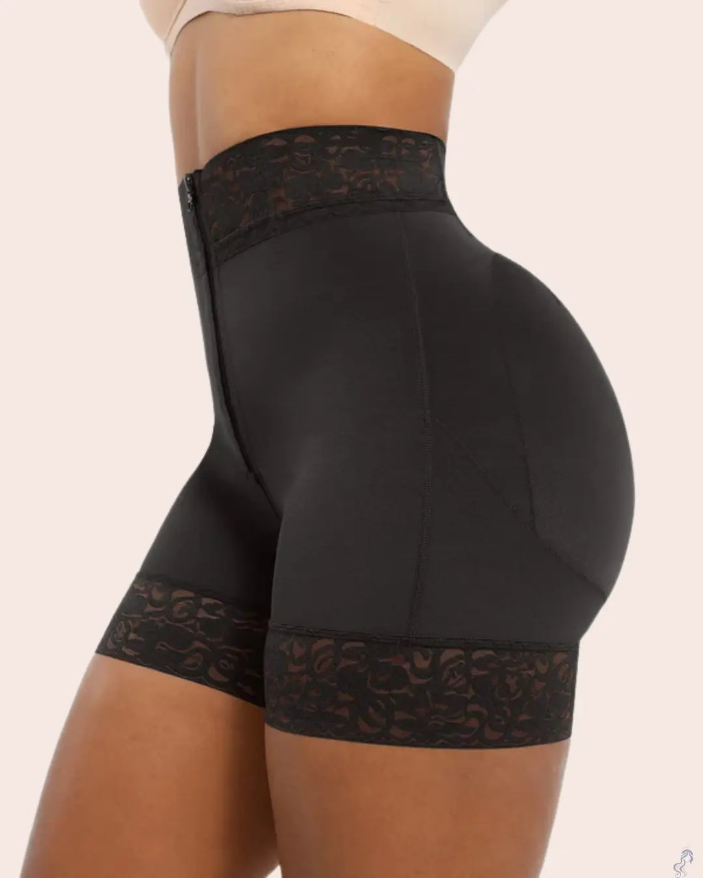 Short taille mi-haute AirSlim® avec fermeture éclair, effet sculptant et rehaussant Wiio