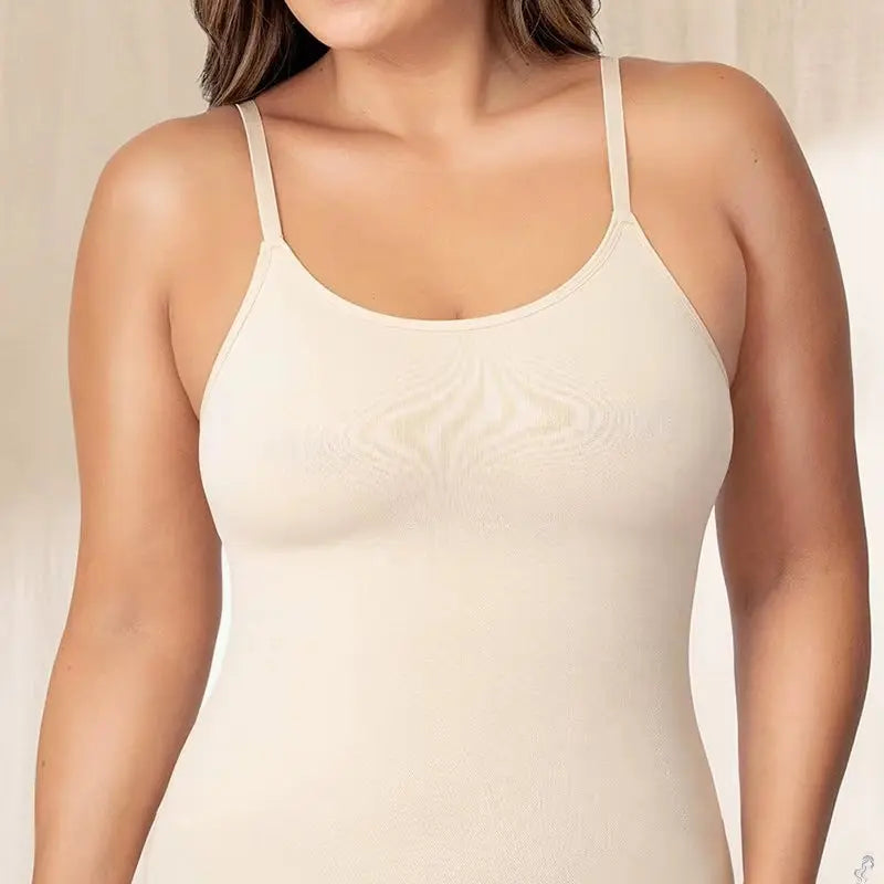 Camisole Sans Couture Unicontrol pour Femme, Haut de Compression à Encolure Dégagée avec Culotte Amincissante
