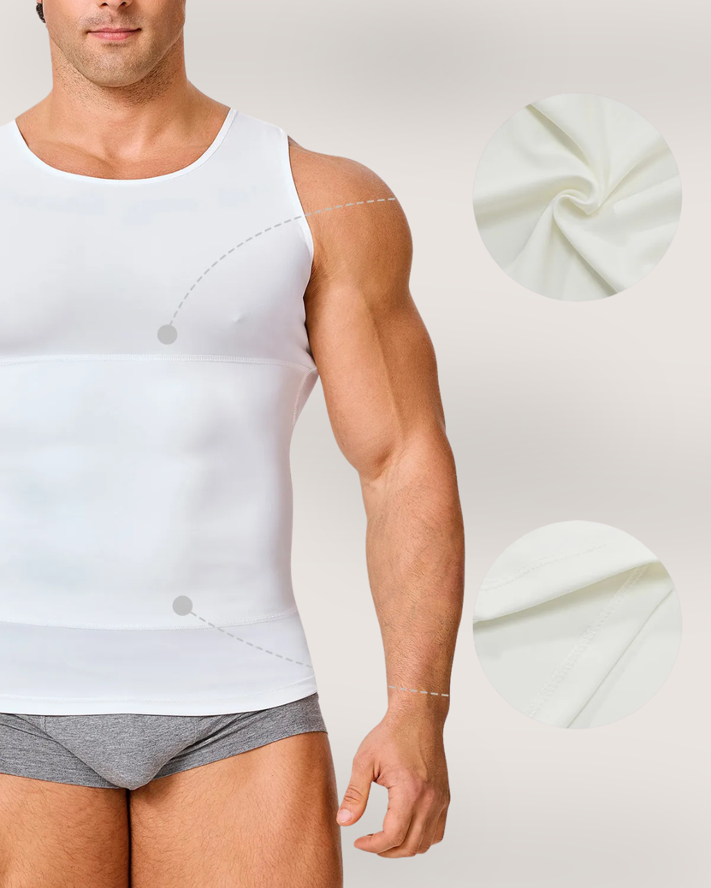 CoreFit® Débardeur Compression Tenue & Performance SIRALUXE