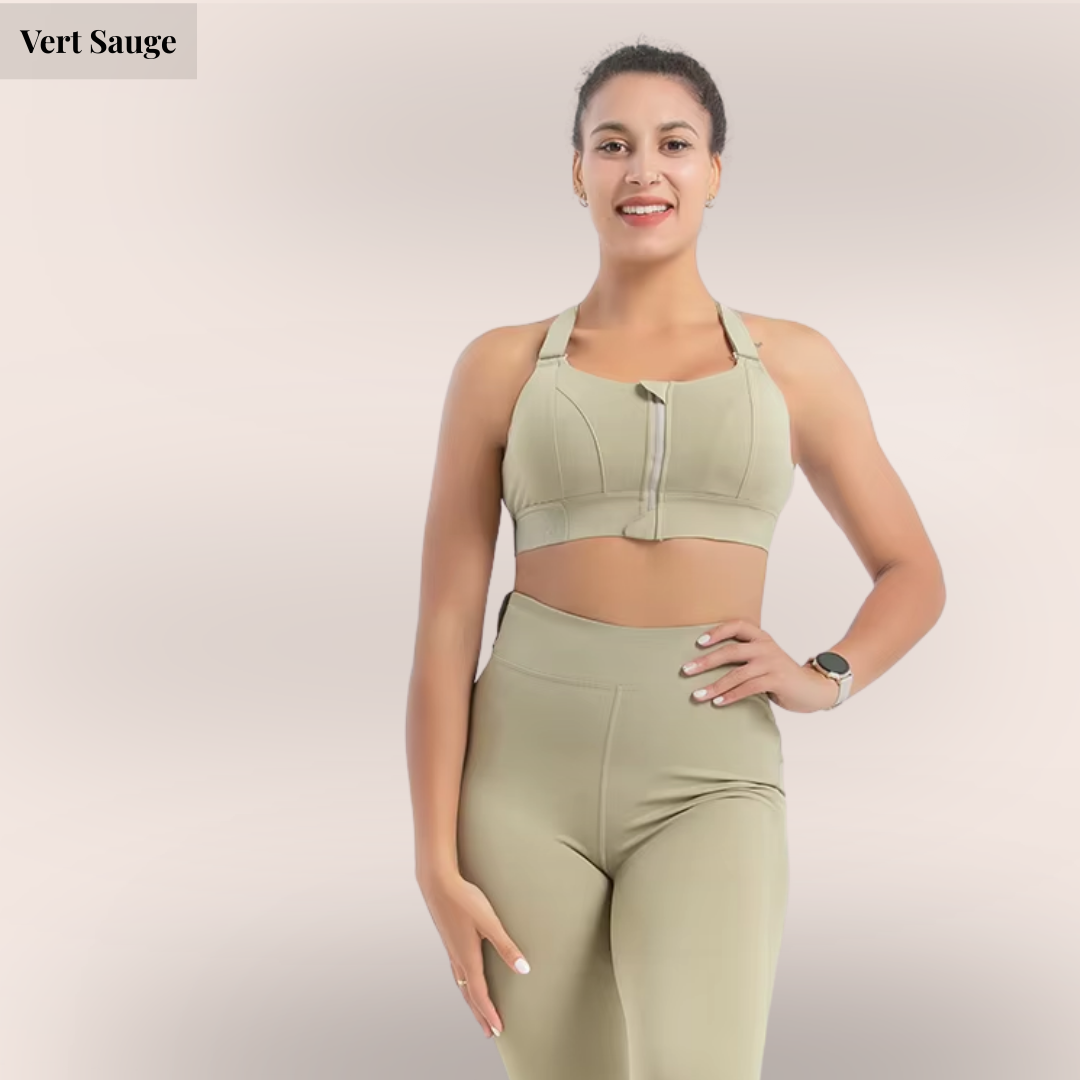 BRASSIERE CHAMPION – Zippée & Sculptante : Le maintien qui gagne.