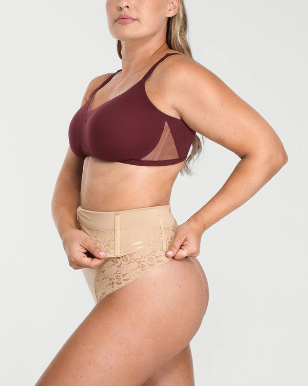 String gainant taille haute à pois AirSlim®