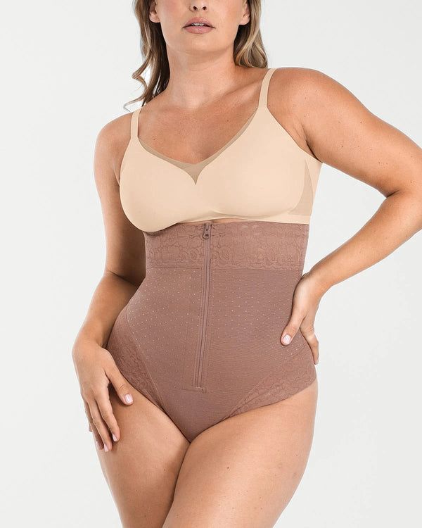 String gainant taille haute à pois AirSlim®