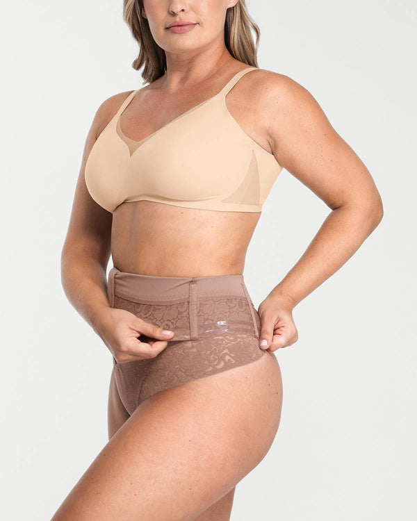 String gainant taille haute à pois AirSlim®