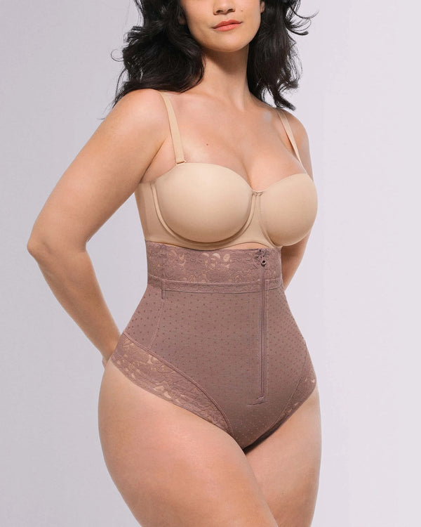 String gainant taille haute à pois AirSlim®