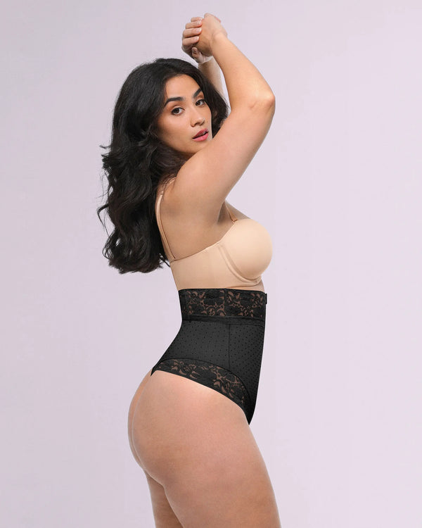 String gainant taille haute à pois AirSlim®