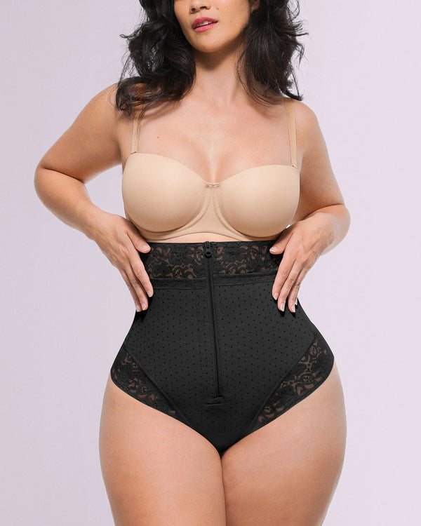 String gainant taille haute à pois AirSlim®
