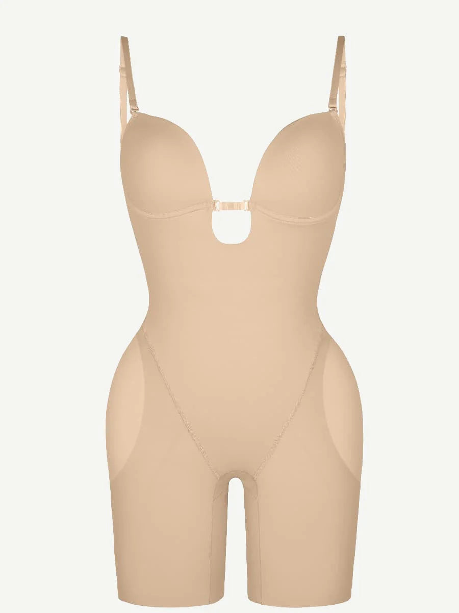 Nexa® – Bodysuit dos plongeant avec inserts fessiers amovibles
