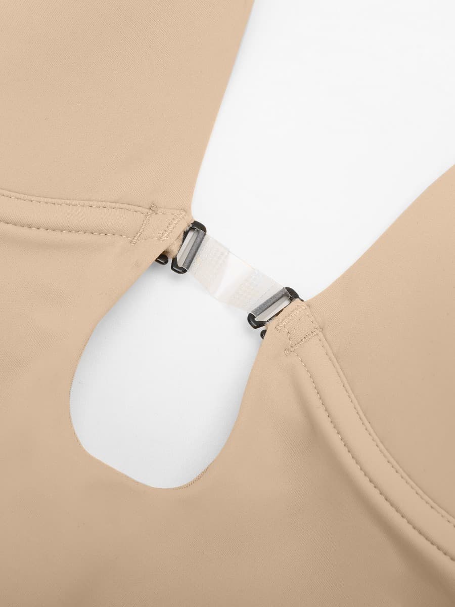 Nexa® – Bodysuit dos plongeant avec inserts fessiers amovibles