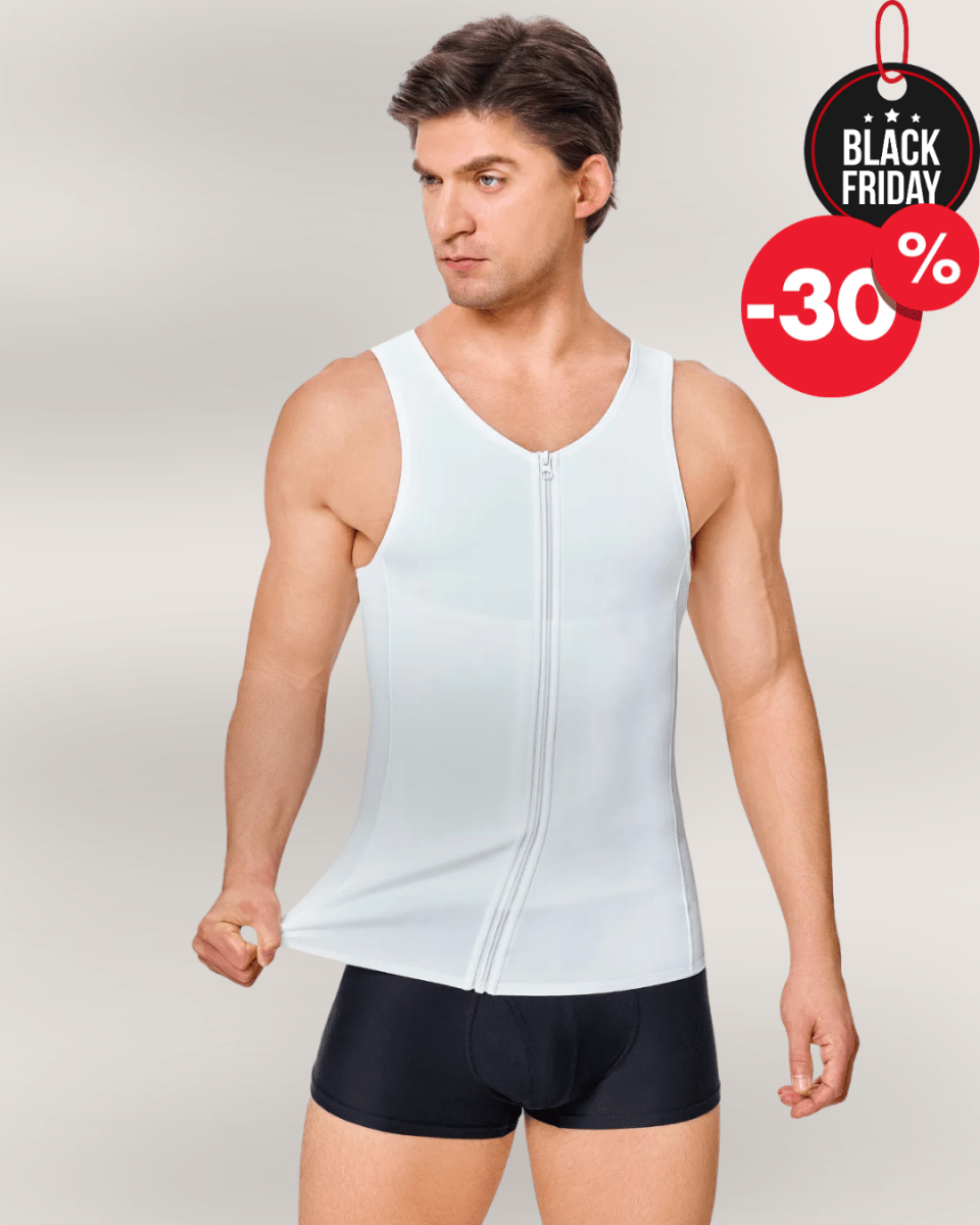 CoreFit® Gilet Sculptant Zippé Confiance Instantanée - SIRALUXE