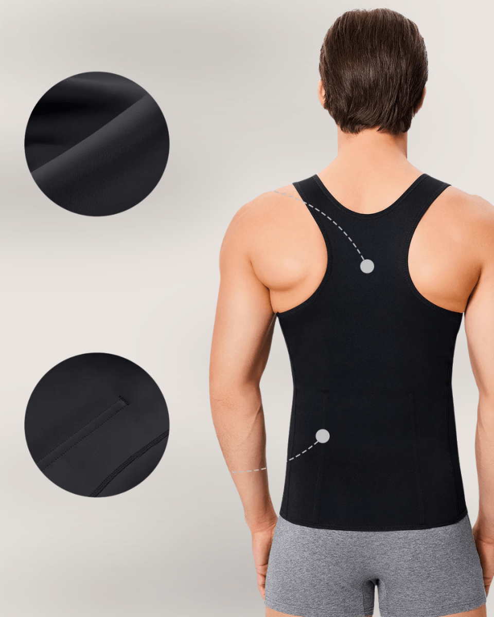 CoreFit® Gilet Sculptant Zippé Confiance Instantanée - SIRALUXE