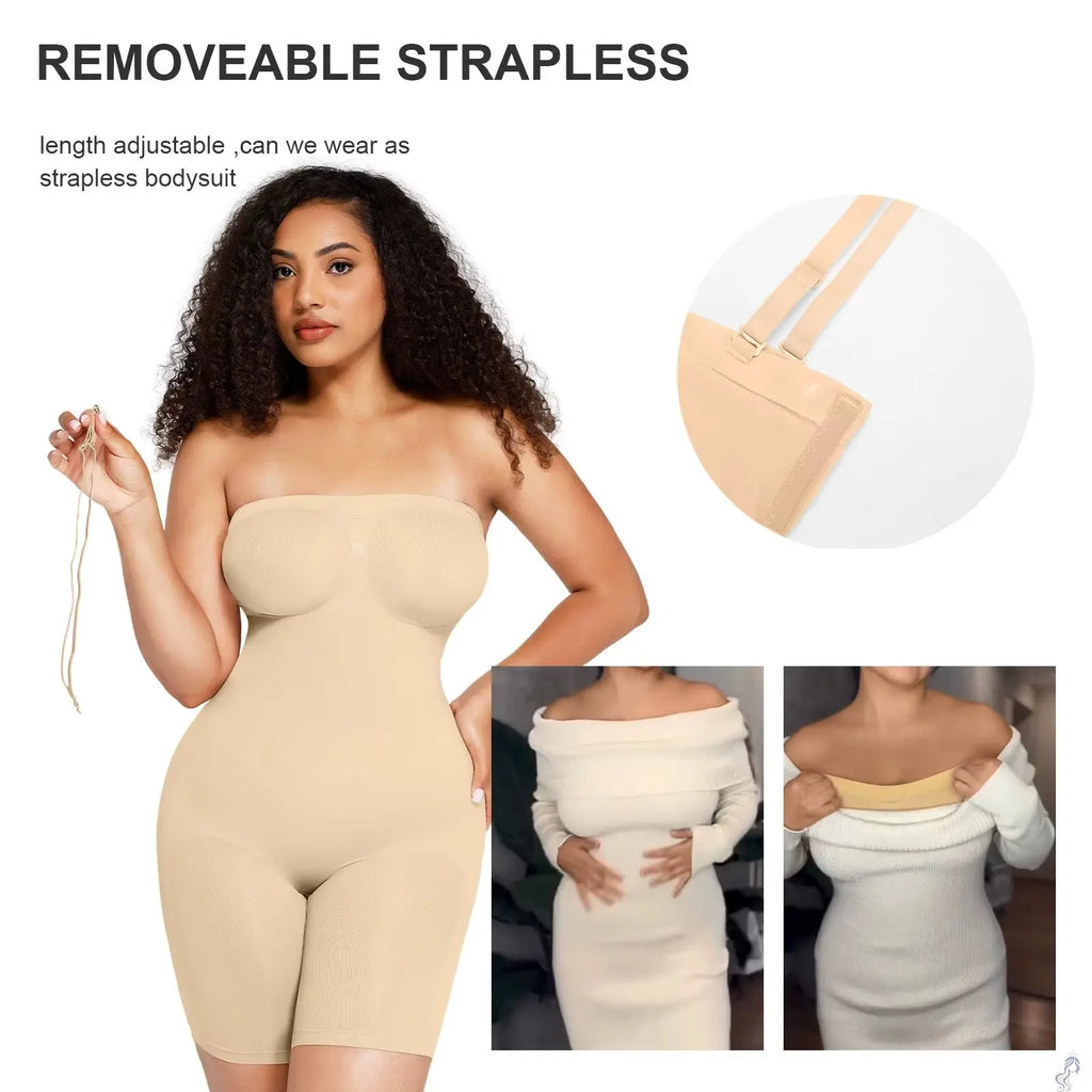 HEXIN Women's Plus Size High Elasticity Full Control Seamless Shapewear Slimmer from XS to 5XL
