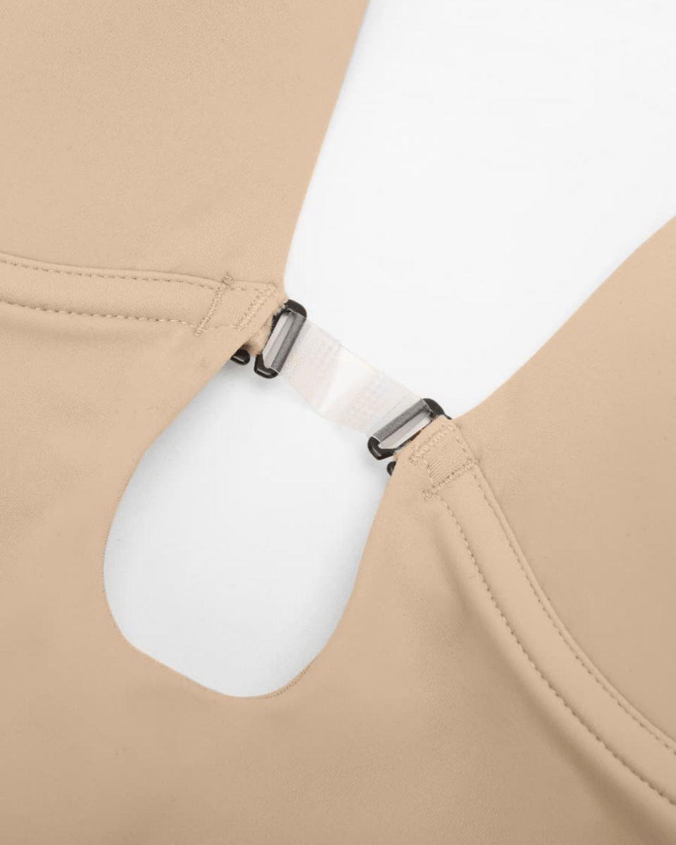 Lexa® – Bodysuit dos plongeant avec inserts fessiers amovibles - SIRALUXE