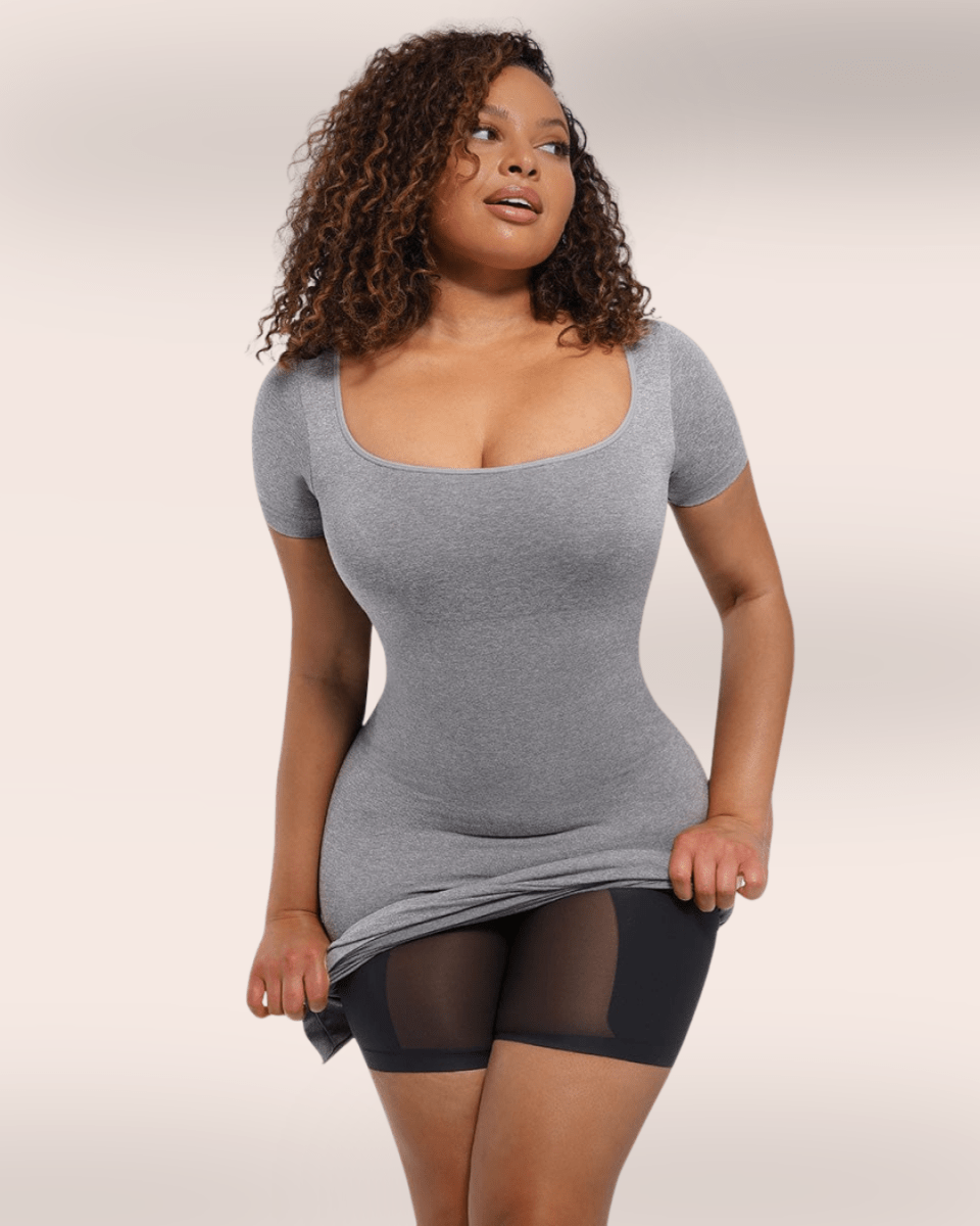 Lexa® – Bodysuit dos plongeant avec inserts fessiers amovibles - SIRALUXE
