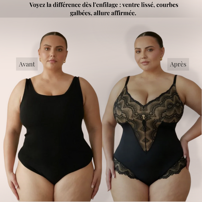 Sexy Body Sculptant Dentelle – Galbe, Séduction & Confort